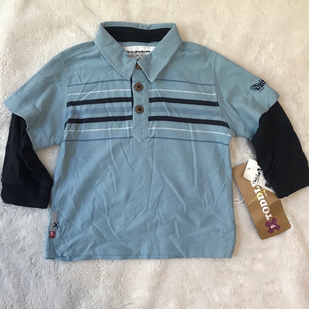 Quiksilver boys Long Sleeve Polo Sz 2T